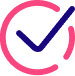 Tick in a circle: postcode check step